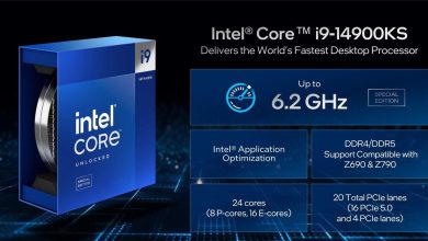 يتوفر الآن Core i9-14900KS الجديد من Intel مقابل 699 دولارًا مع تعزيزات تصل إلى 6.2 جيجا هرتز