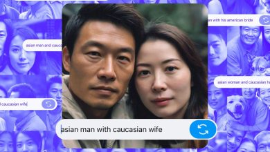 لا يمكن لمولد الصور بالذكاء الاصطناعي التابع لـ Meta أن يتخيل رجلاً آسيويًا مع امرأة بيضاء