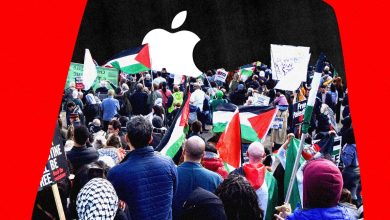 يقول موظفو متجر Apple إن زملاء العمل تعرضوا للتأديب بسبب دعمهم للفلسطينيين