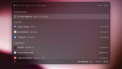سيتوفر مشغل Raycast’s Mac قريبًا لنظامي التشغيل iOS وWindows