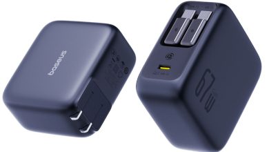 يتضمن شاحن الحائط Enercore الجديد من Baseus كابلين USB-C قابلين للسحب لن يضيعا مكانهما أبدًا